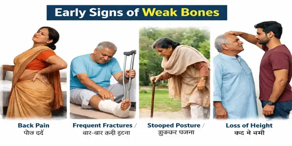 Early Signs of Weak Bones